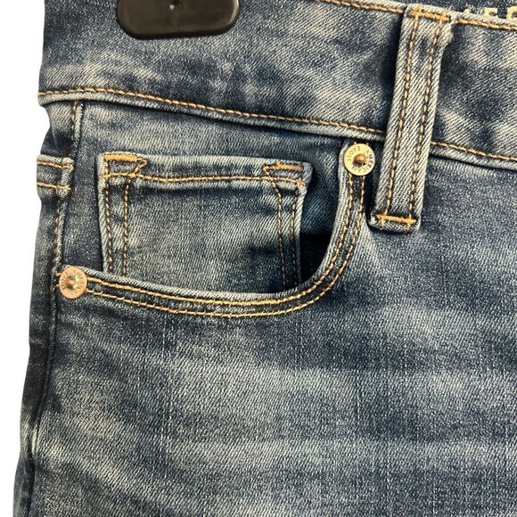 American Eagle Next Level High-Waisted Skinny Kick Jeans Blue Size 2 - Picture 10 of 16
